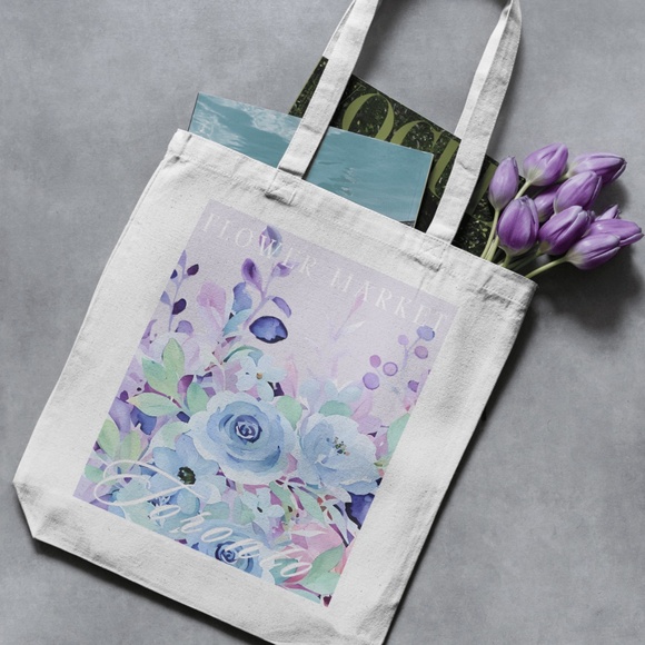 Toronto Flower Market Tote Bag - Picture 1 of 4